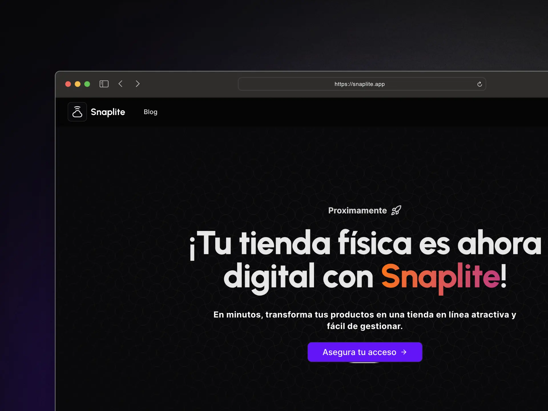 Snaplite - Venta de productos en línea